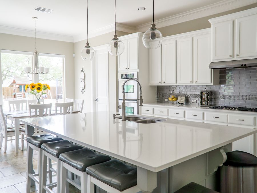 In-frame traditional kitchen fitted in Weybridge